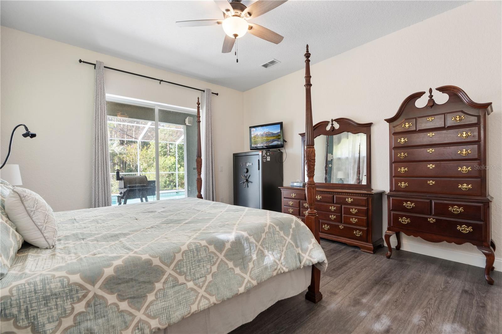 The Primary bedroom is 14 ft by 18 ft which does not include the square footage for the closets and ensuite.