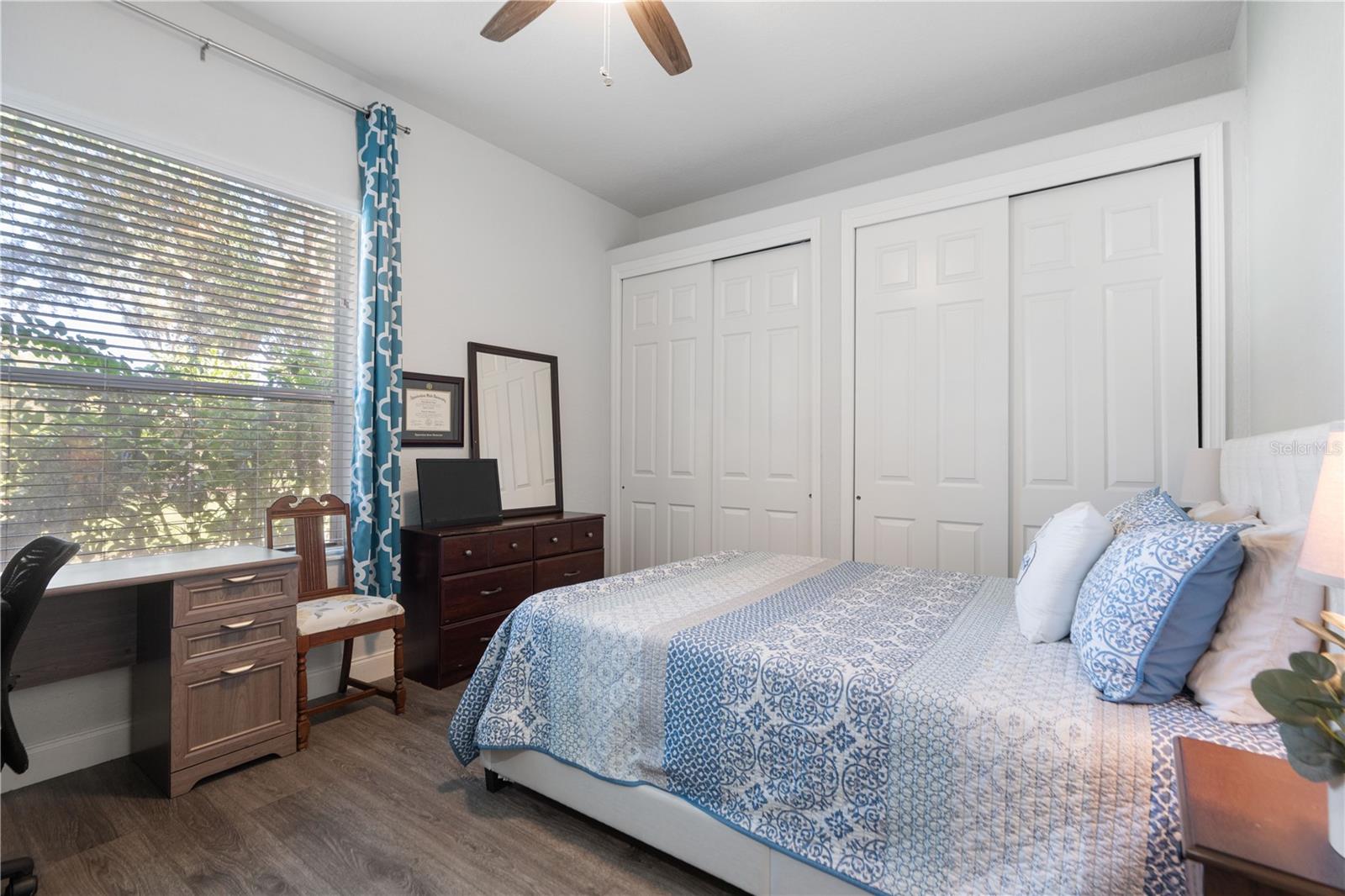 The North West bedroom also has a wall to wall closet.