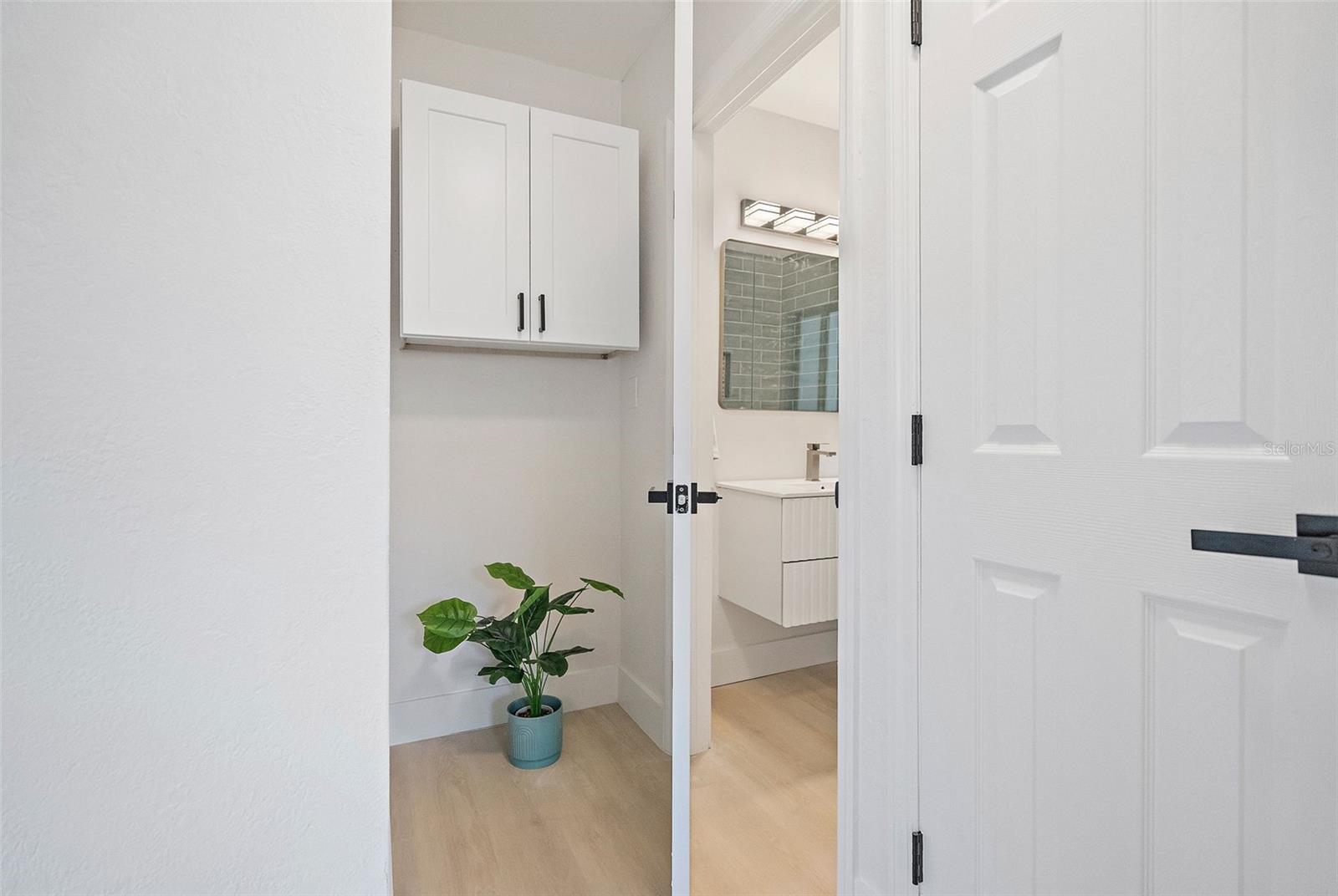 Add a hall door to make a back Master Suite!