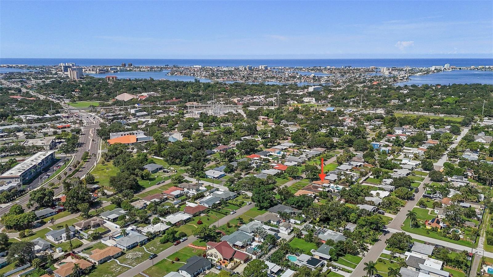 Just 3 miles from Treasure Island Beach!