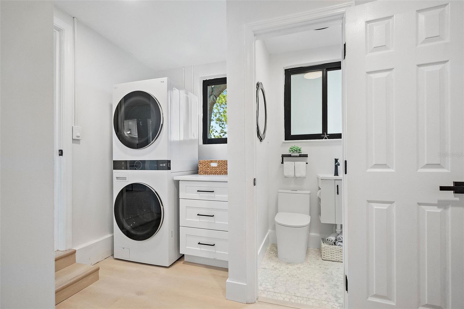 2nd Bath aside Laundry
