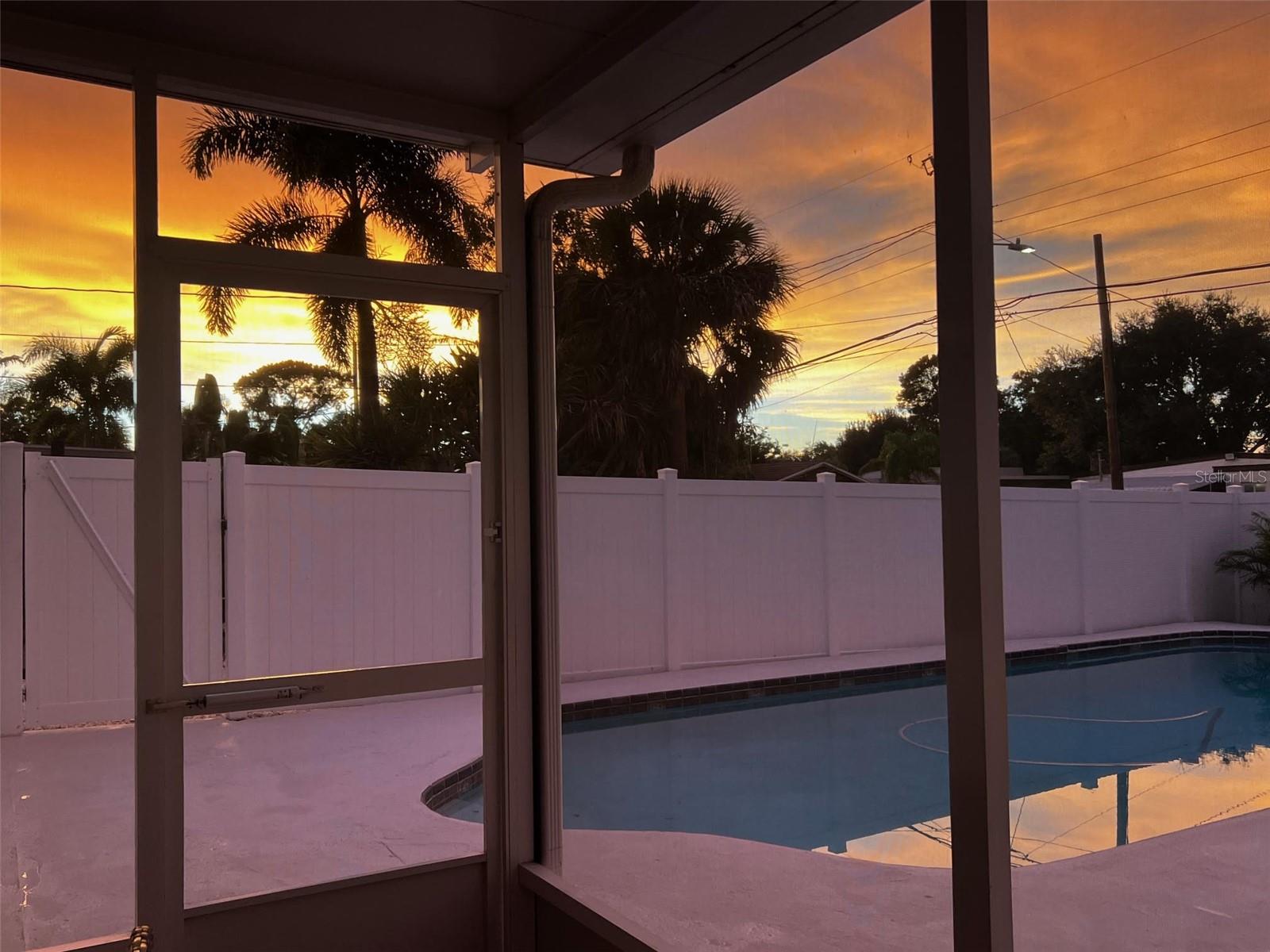 Sunset from your Lanai!