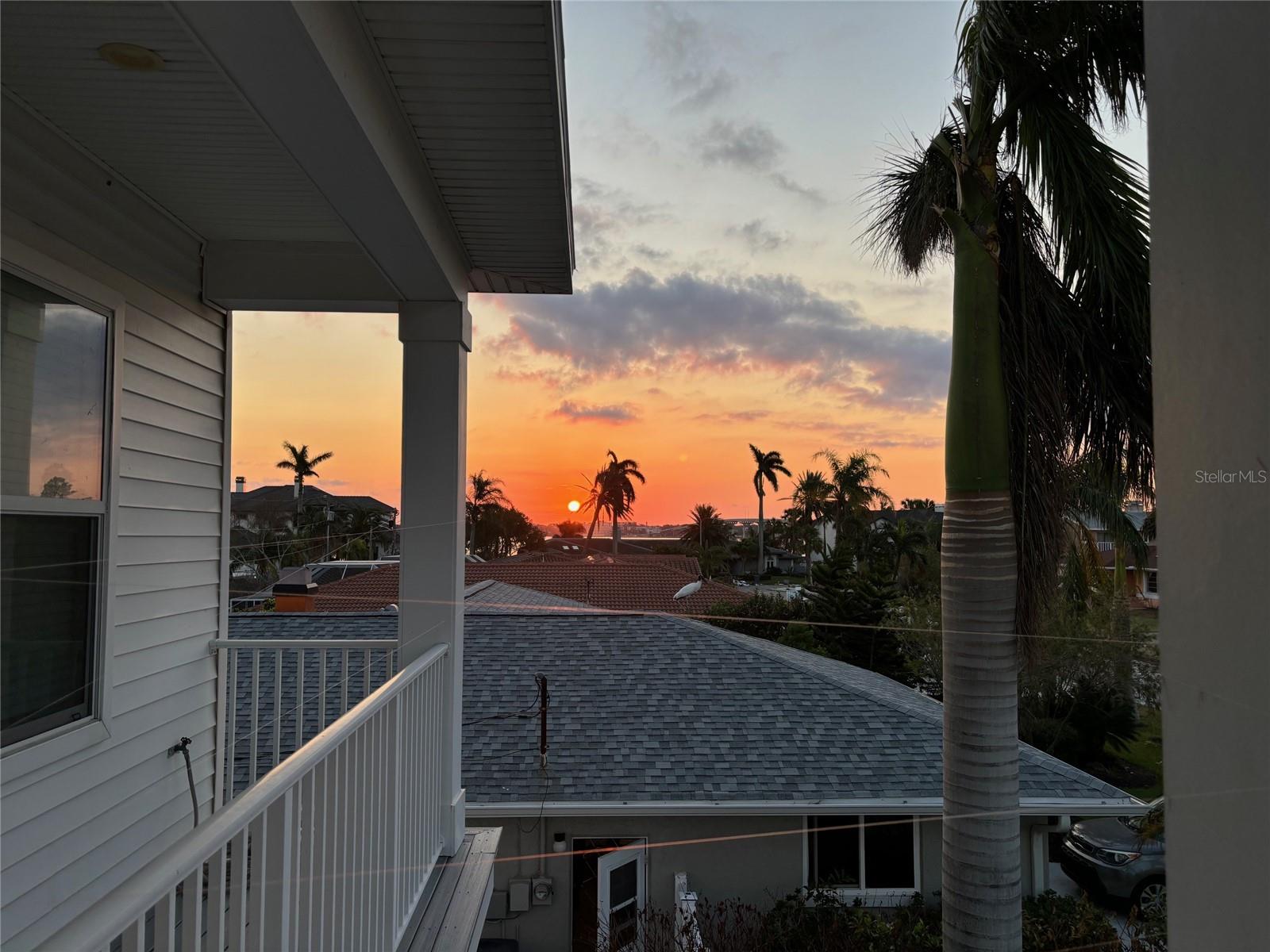 sunrise from front porch