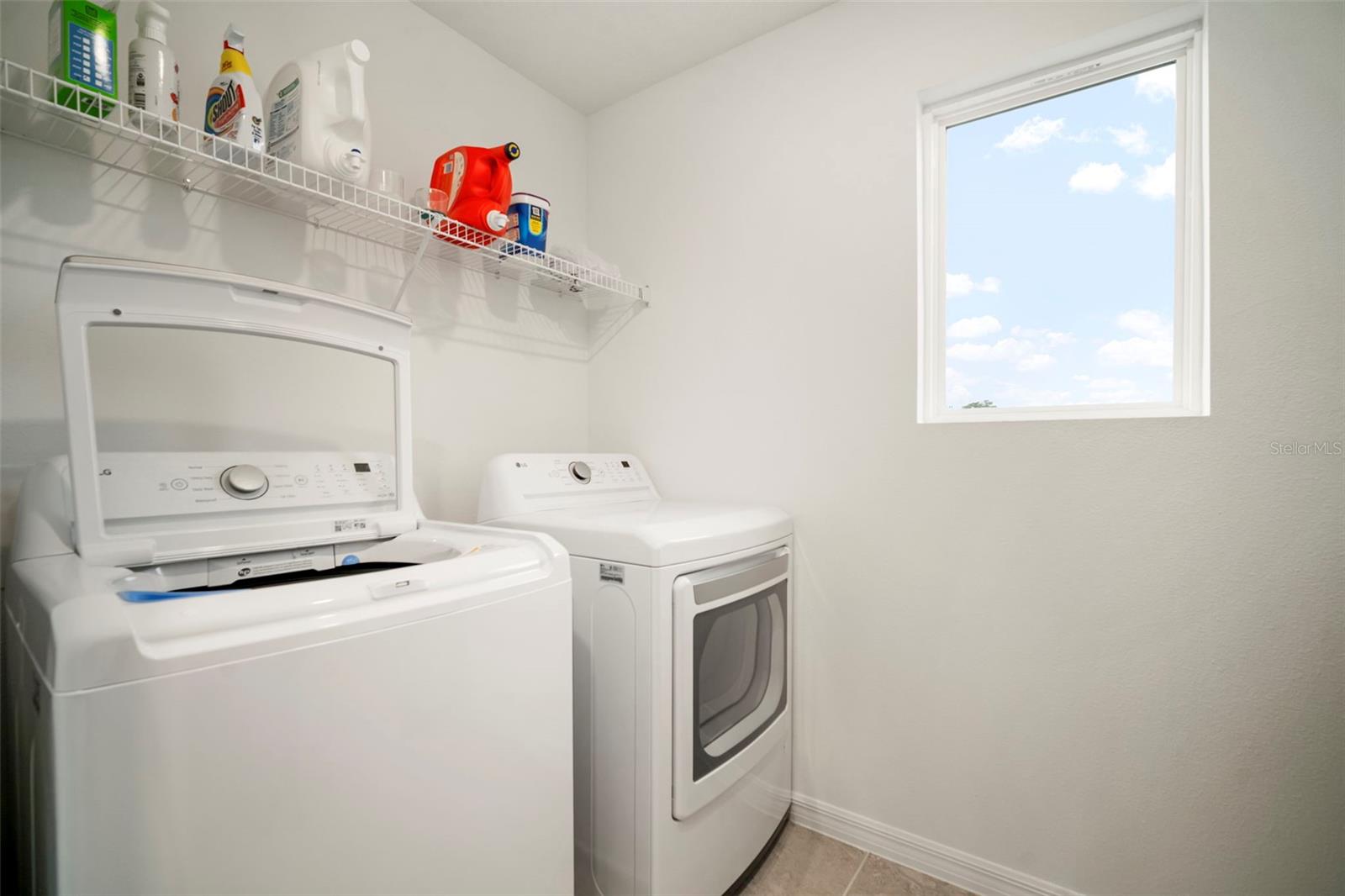 Upstairs Laundry room