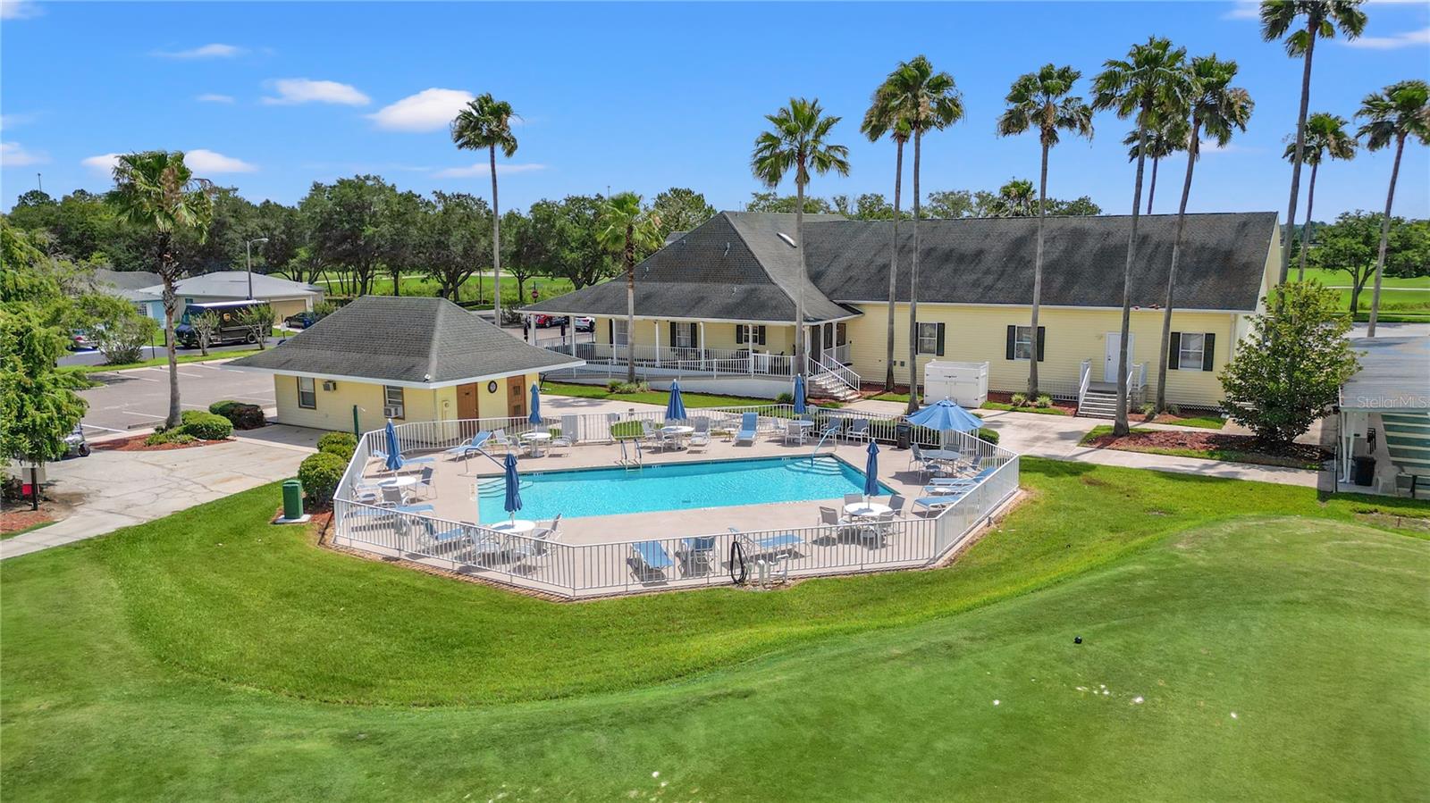 Community center features adult only pool