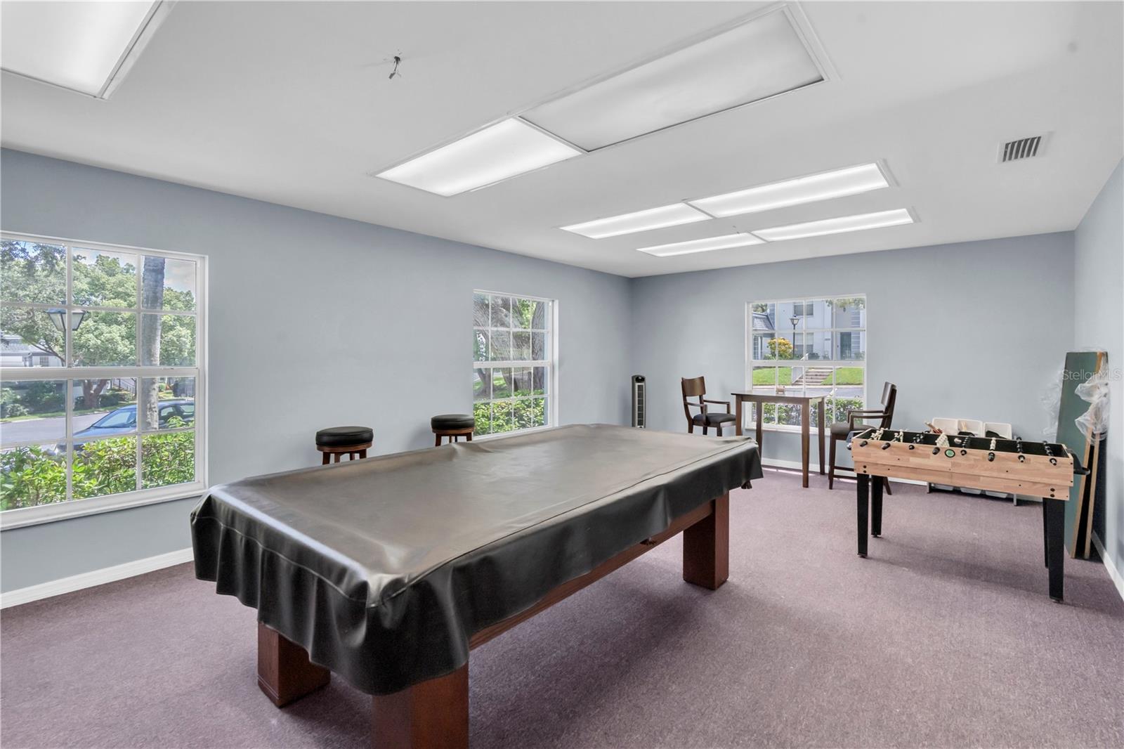 BILLIARDS AND FOOSBALL ANYONE?  COULD THERE BE A PUZZLE ON ON THAT TABLE BACK THERE? OR WOULD YOU LIKE TO DABBLE AT SCRABBLE? (1377 MCMULLEN BOOTH RD)