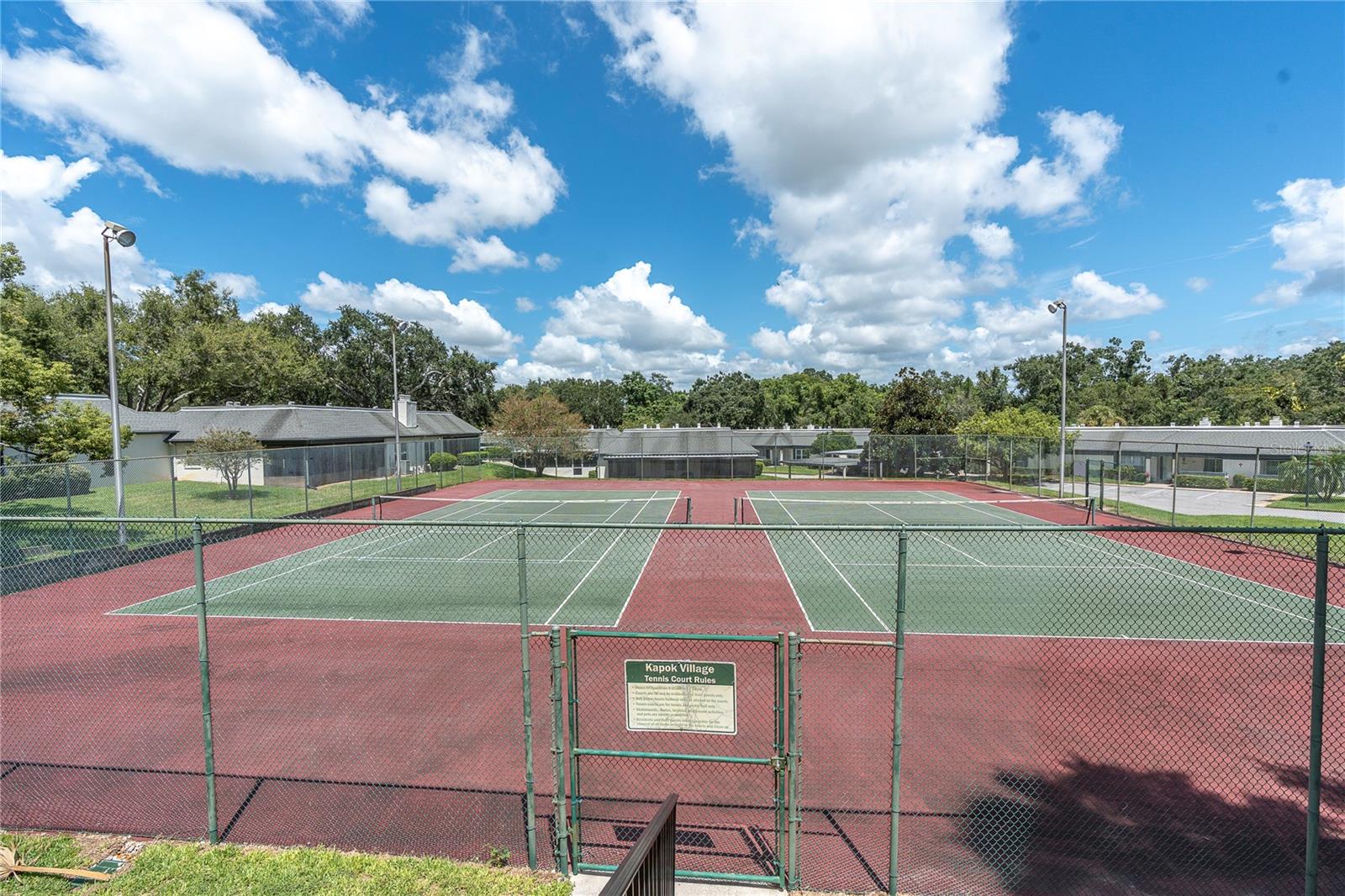 THE TENNIS AND PICKLEBALL COURTS ARE LIT UP!  (1377 MCMULLEN BOOTH RD)