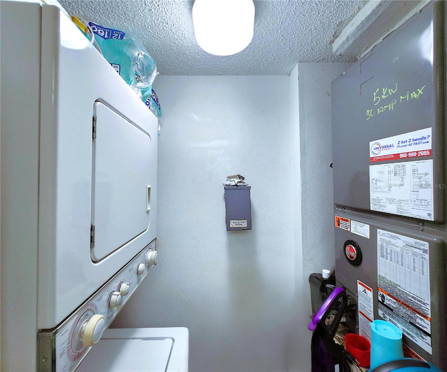 Inside Laundry Room includes washer & dryer, HVAC installed in 2019