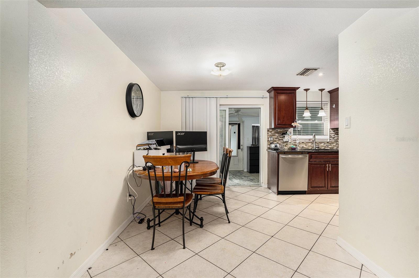 Plenty of dining space for your family dinners
