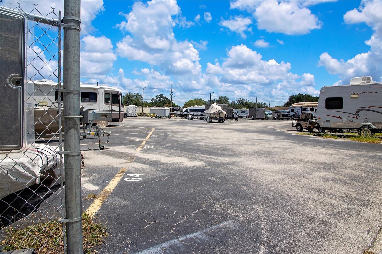 RV parking area