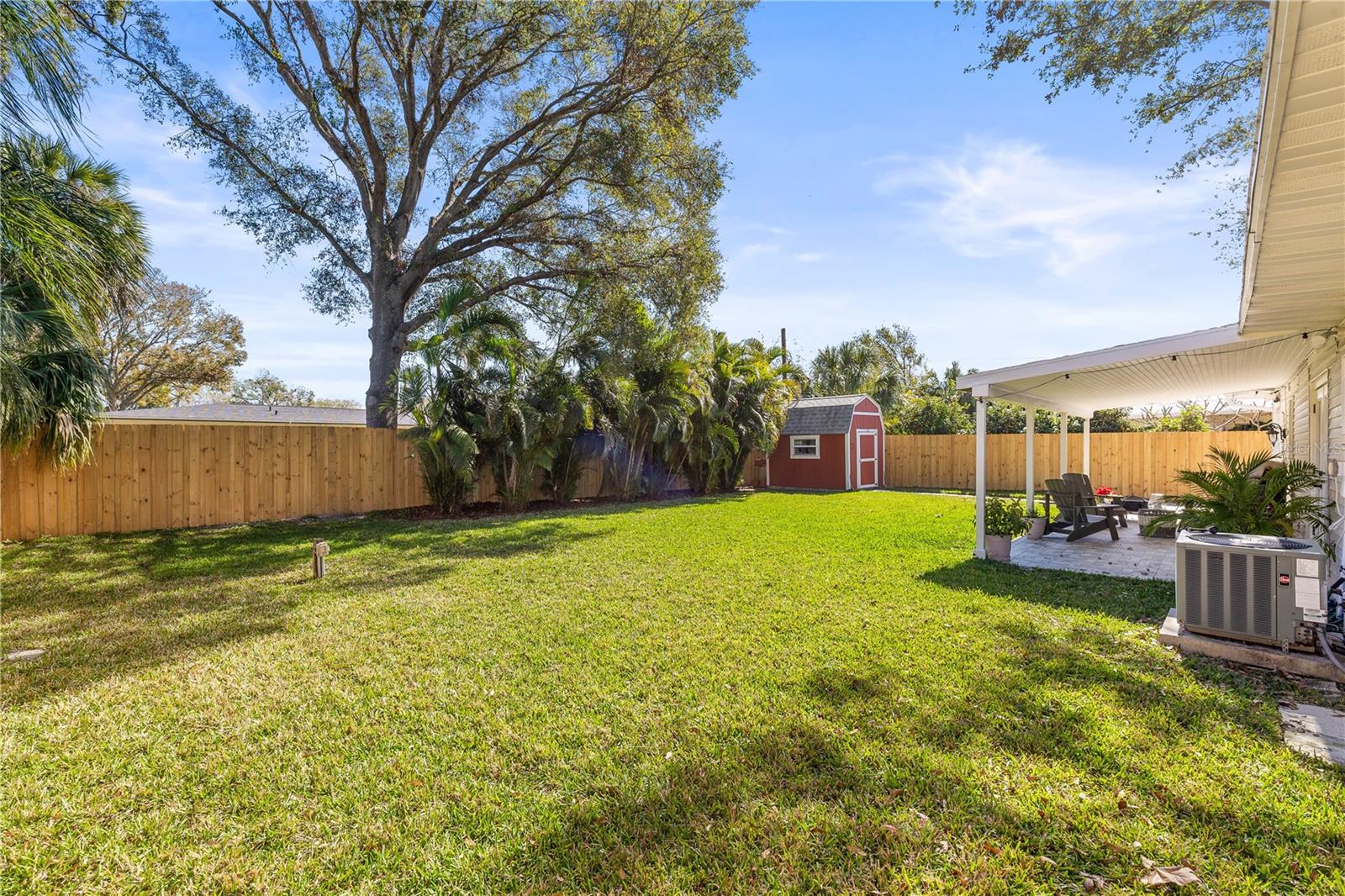 Large Back Yard Fully Fenced