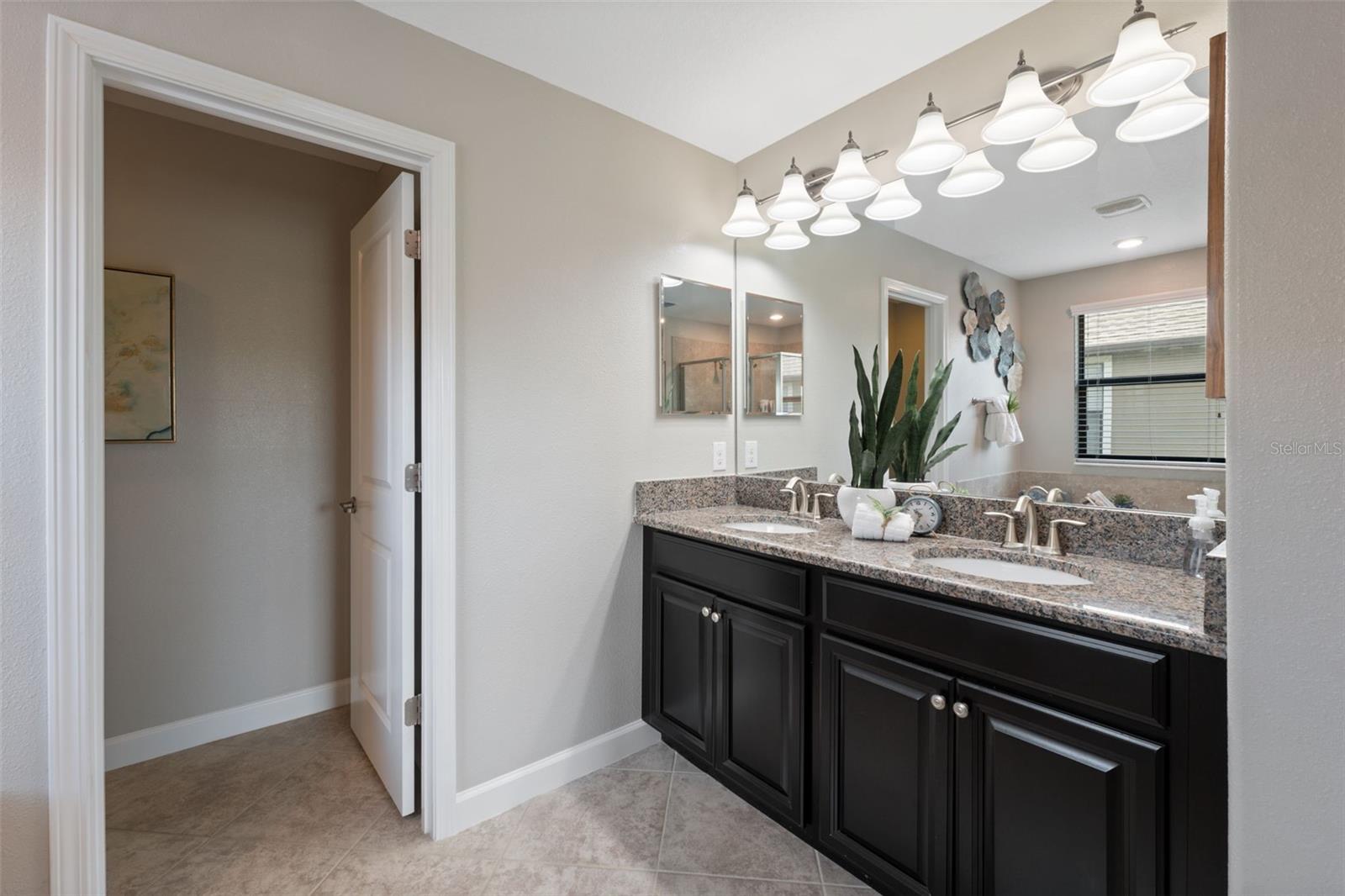 Jack & Jill Style Bath connecting Bedroom 2&3