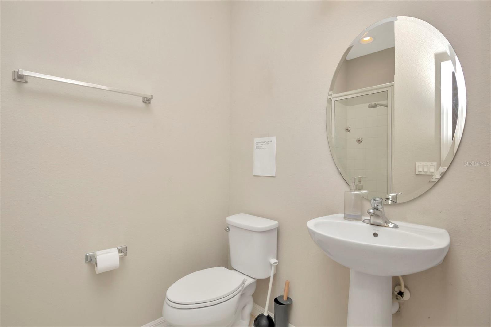 Downstairs full bathroom
