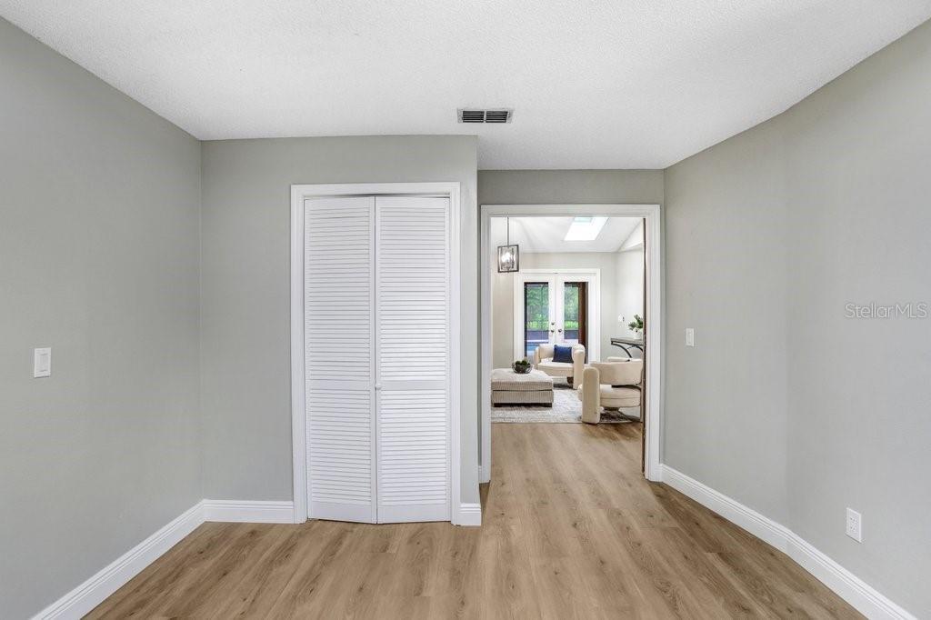 4th Bedroom With Walk In Closet and Double Doors