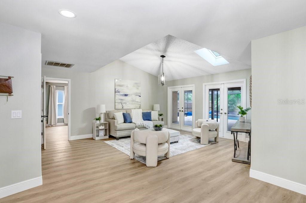 Entryway Open to Formal Living and Dining