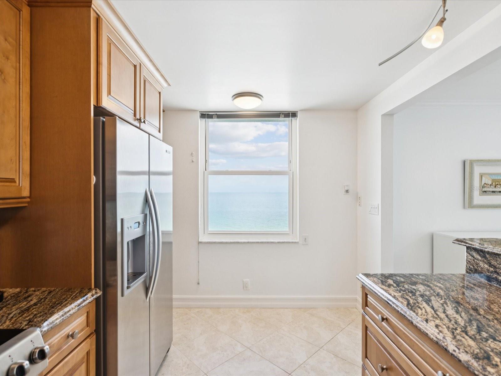 Kitchen View of Gulf