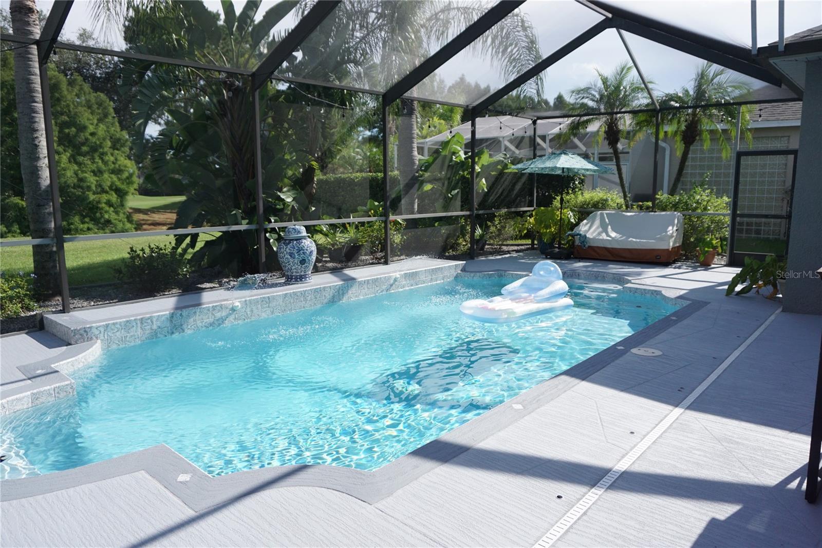 Screened in Pool and deck area for entertaining