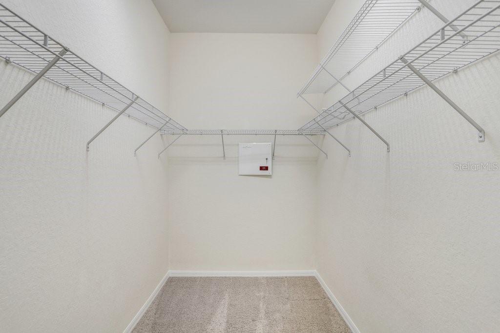 Primary walk in closet