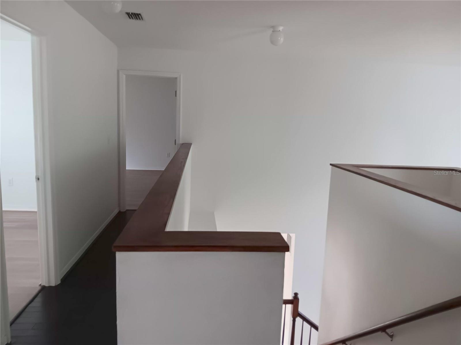 upstairs hallway to master suite