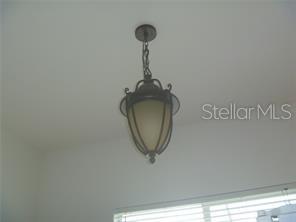 light in breakfast area