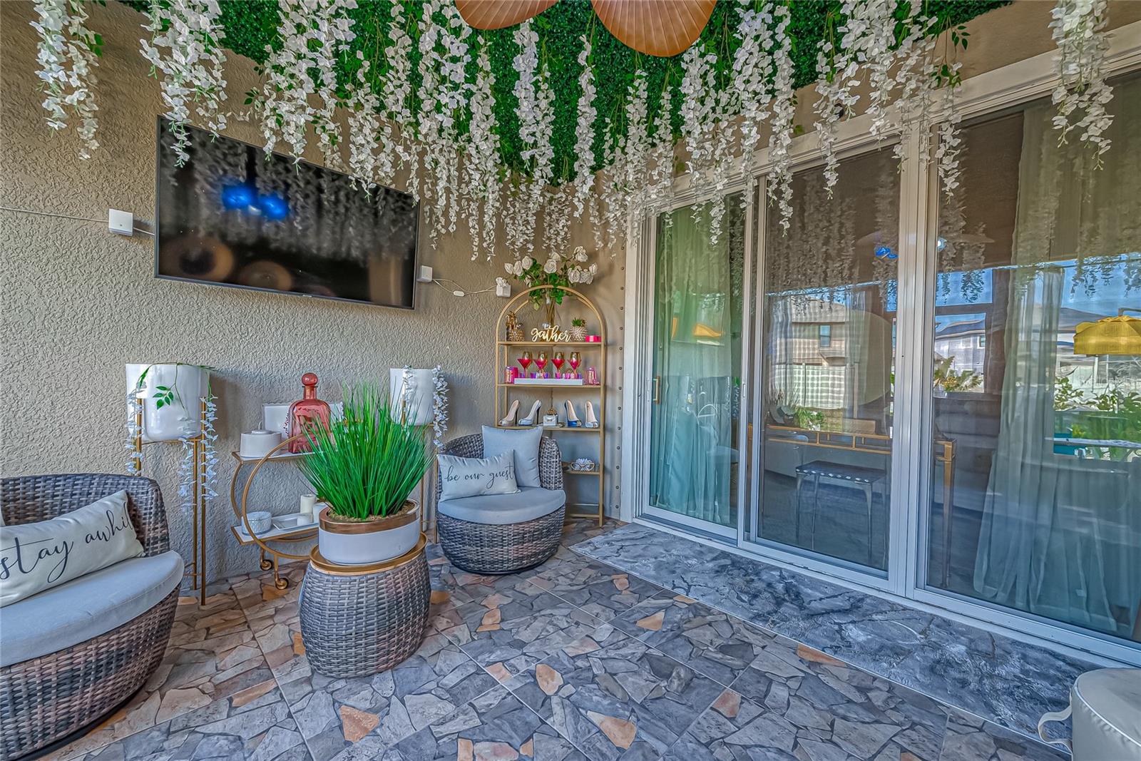 Covered patio