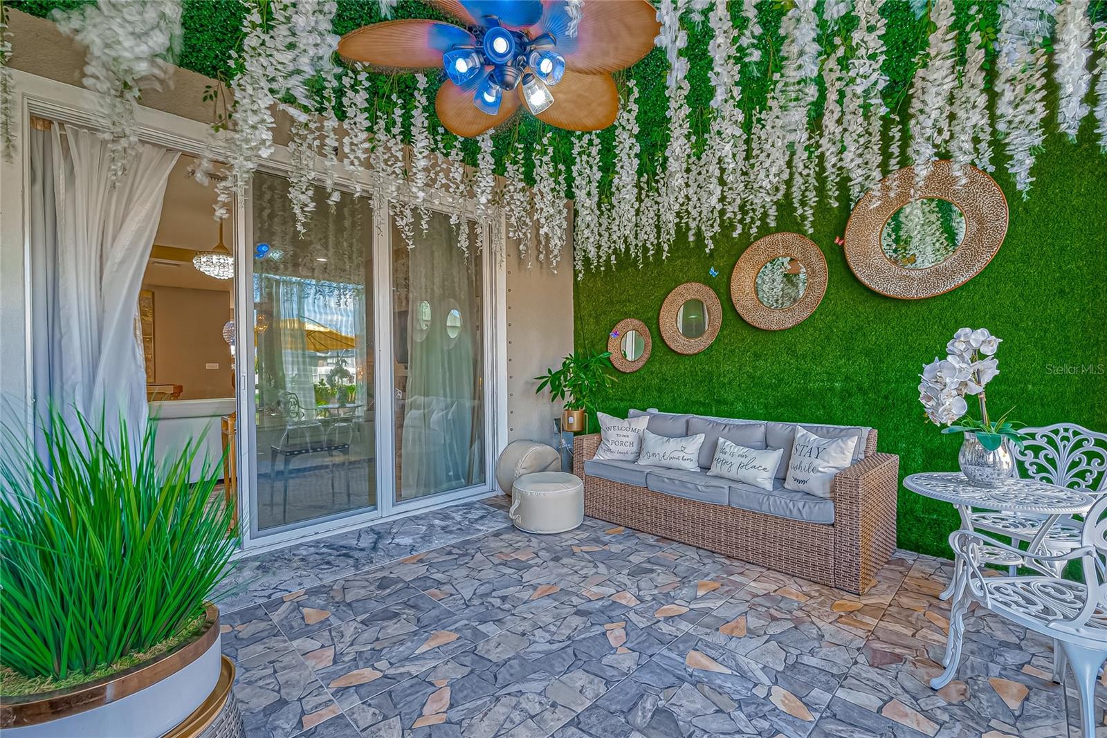 Covered patio