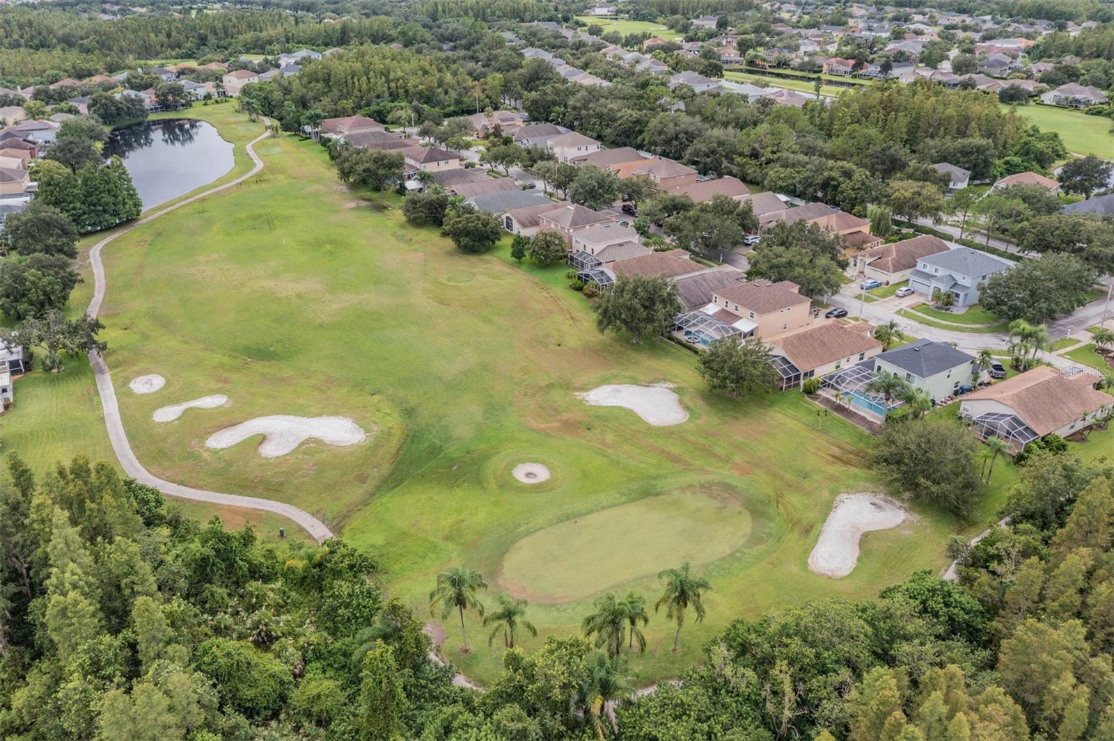 Golfcourse Drone Overview