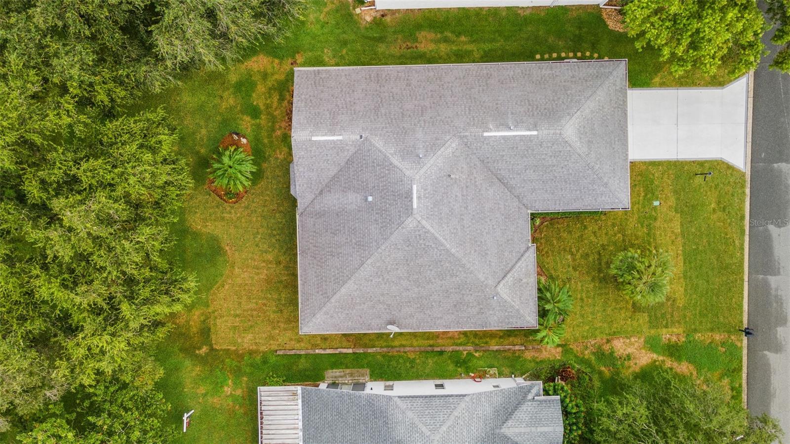 Overhead view.