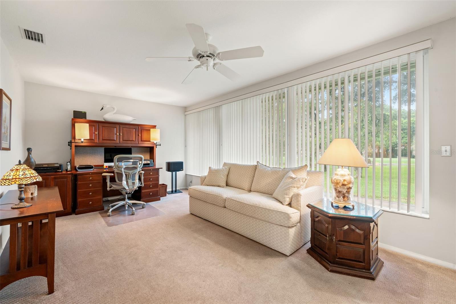 Another view of the "extended living area" - we used as an office.