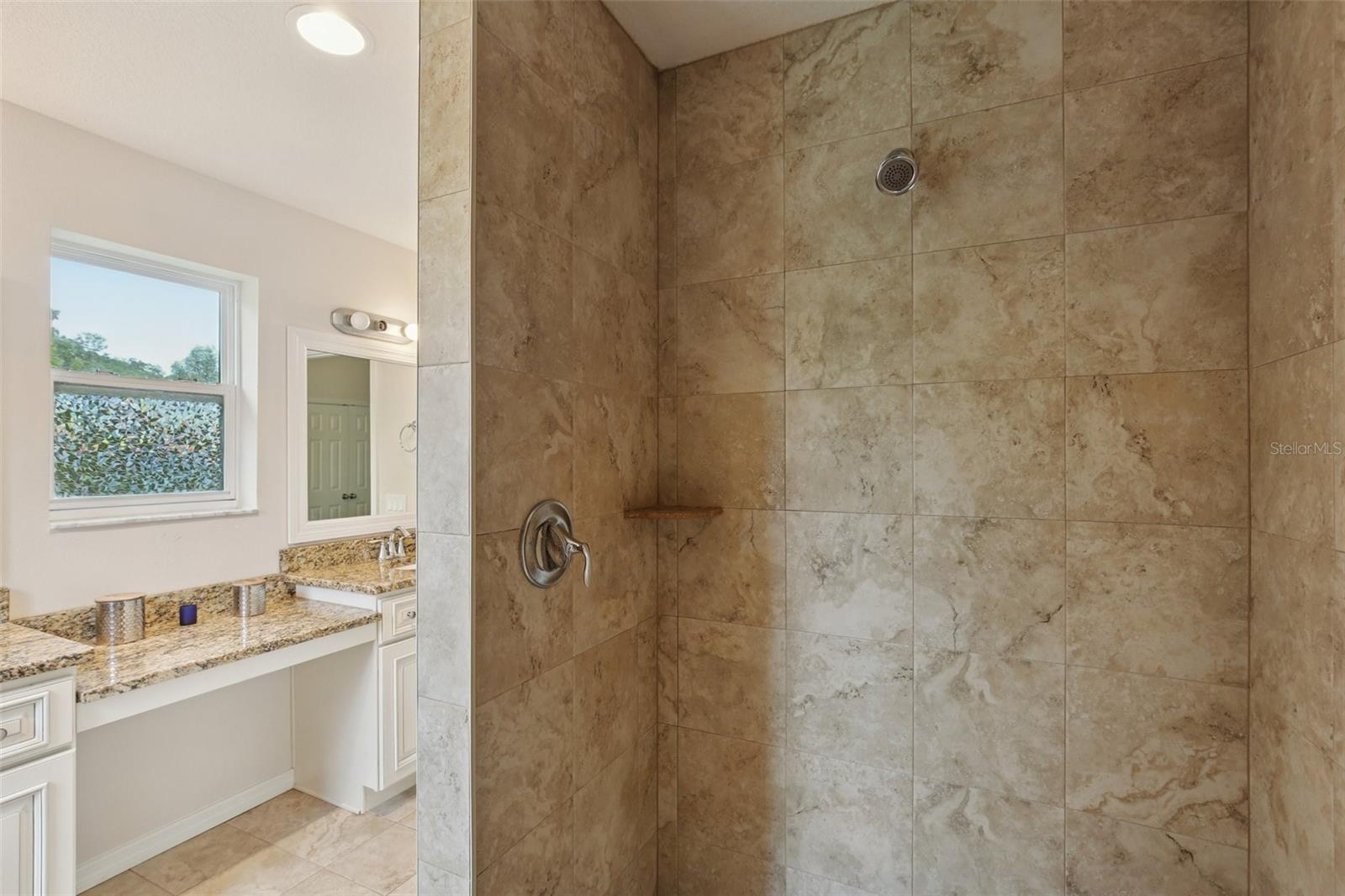Master Bathroom Walk-In Shower.