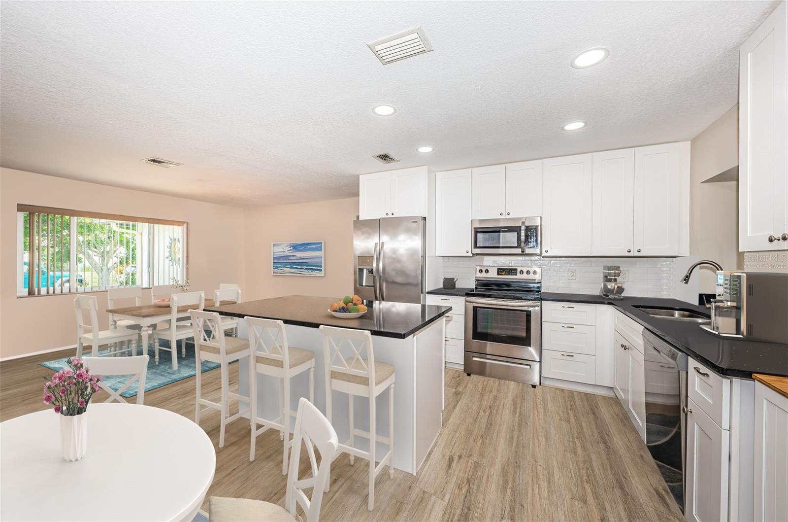 Kitchen -virtually staged