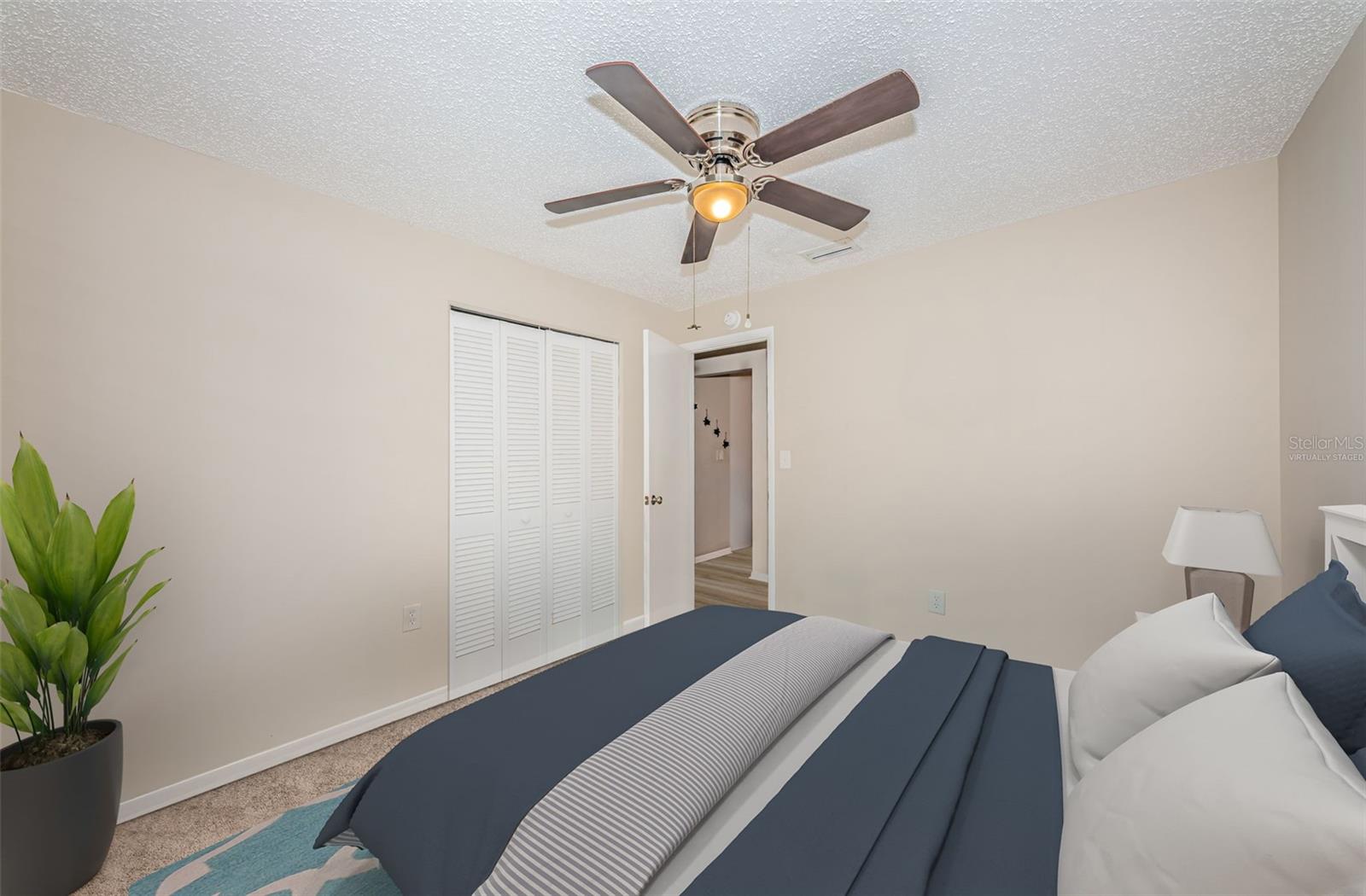 2nd bedroom -virtually staged