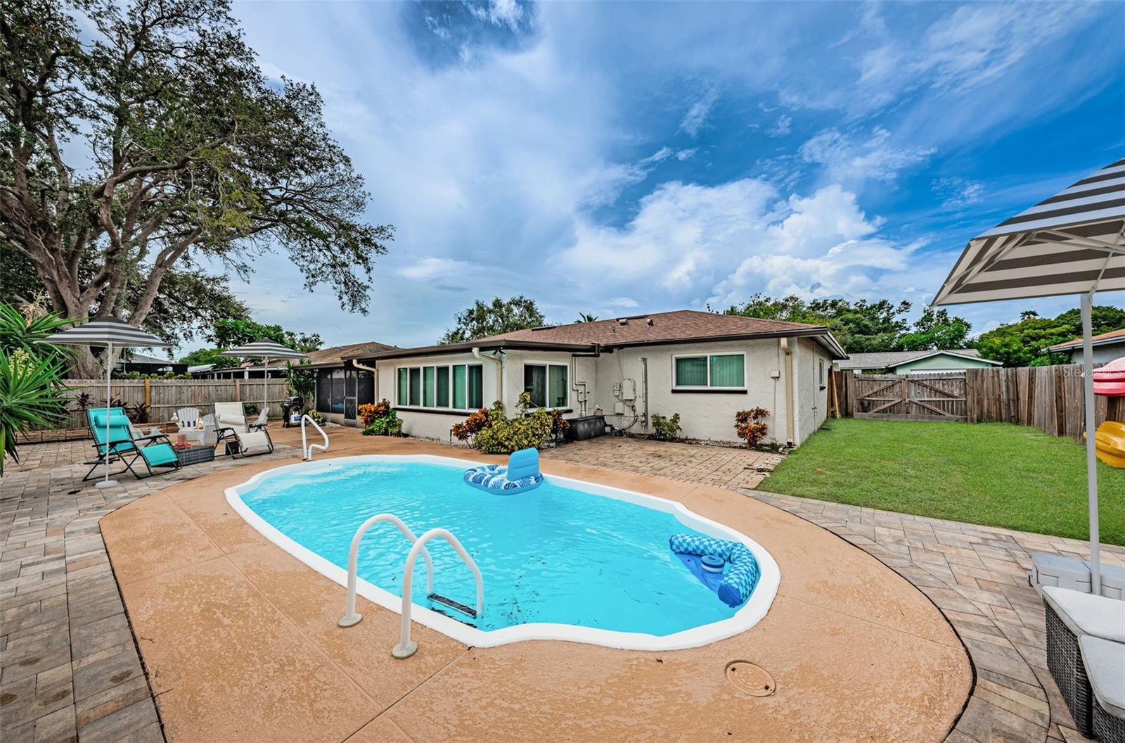 Back yard/back of home