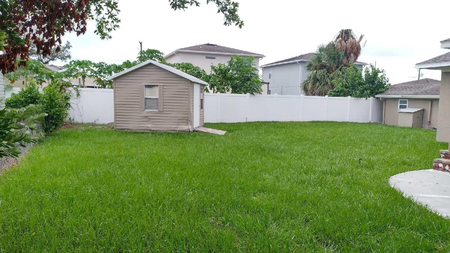 Backyard/shed