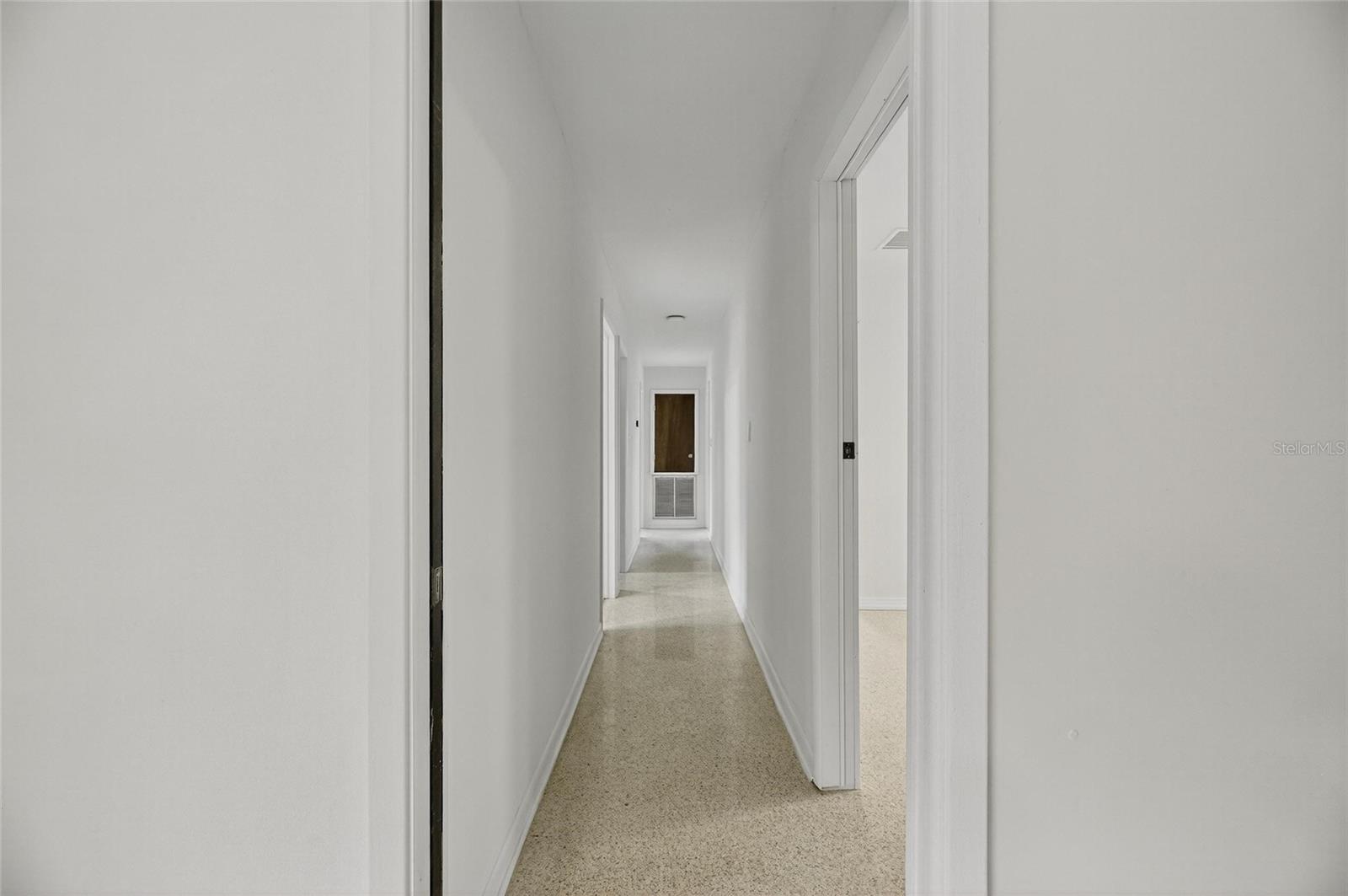 Hall to 2 Primary Bedrooms, 2 bedrooms, 1 bath