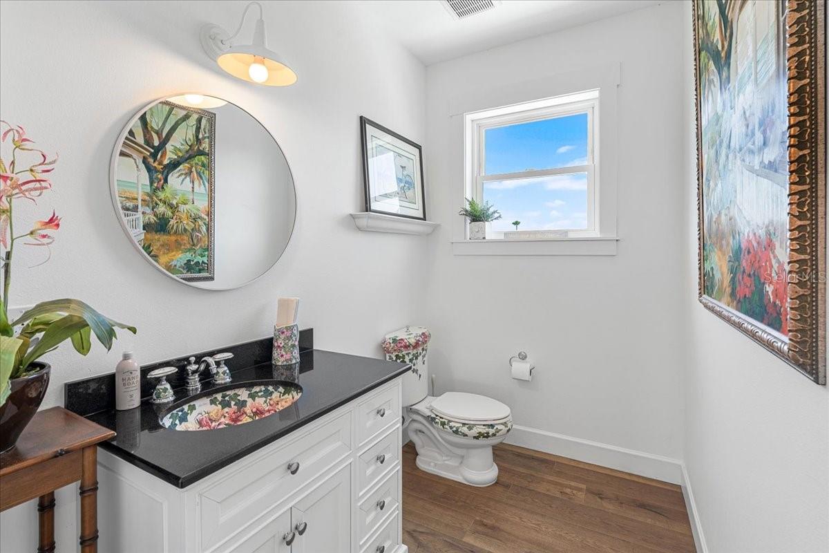 3rd Floor Bathroom.  West Facing