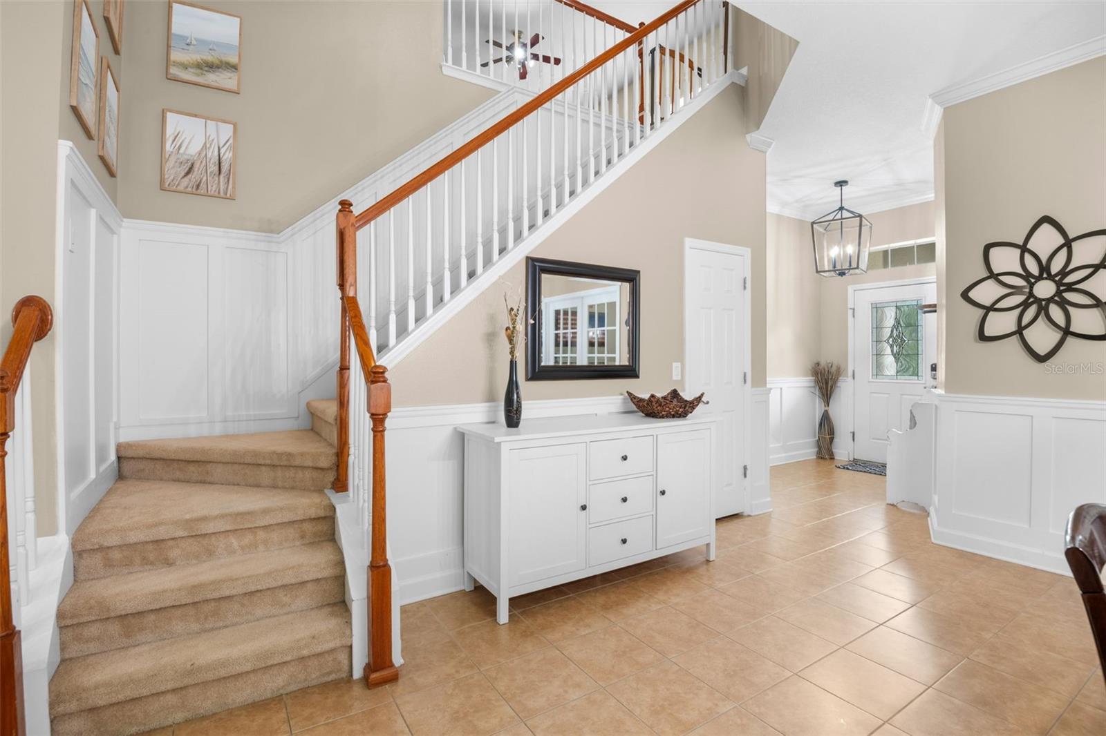 Foyer into Dining Room
