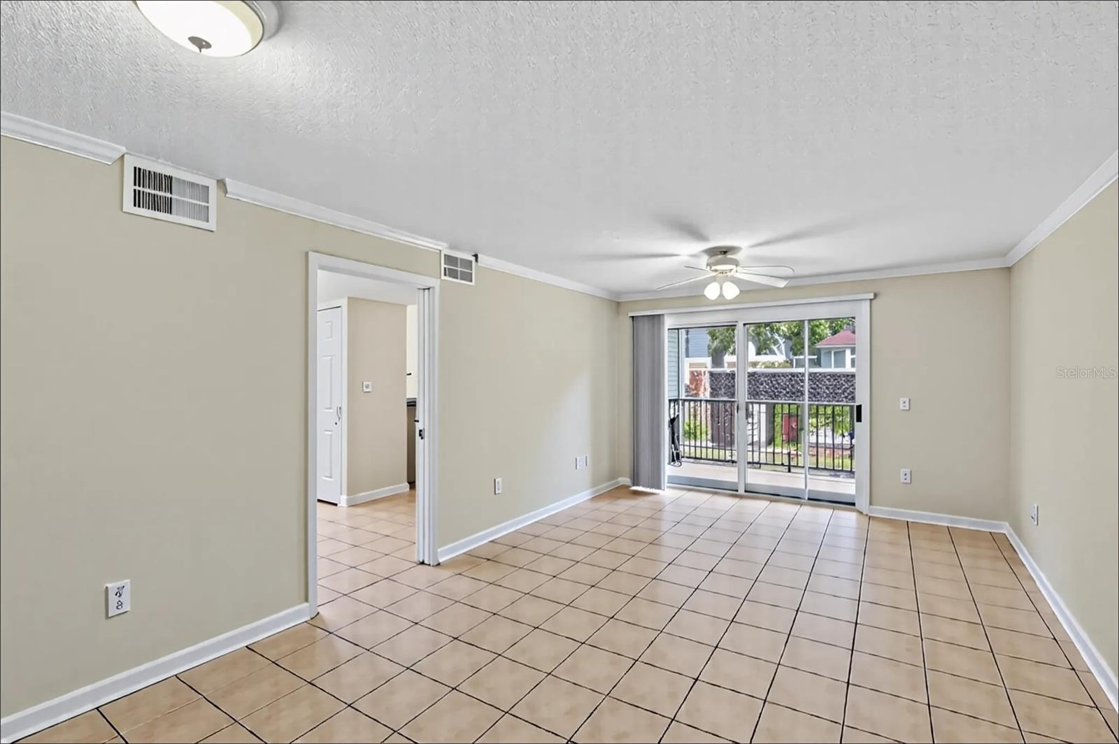 Furnishings have been virtually removed
