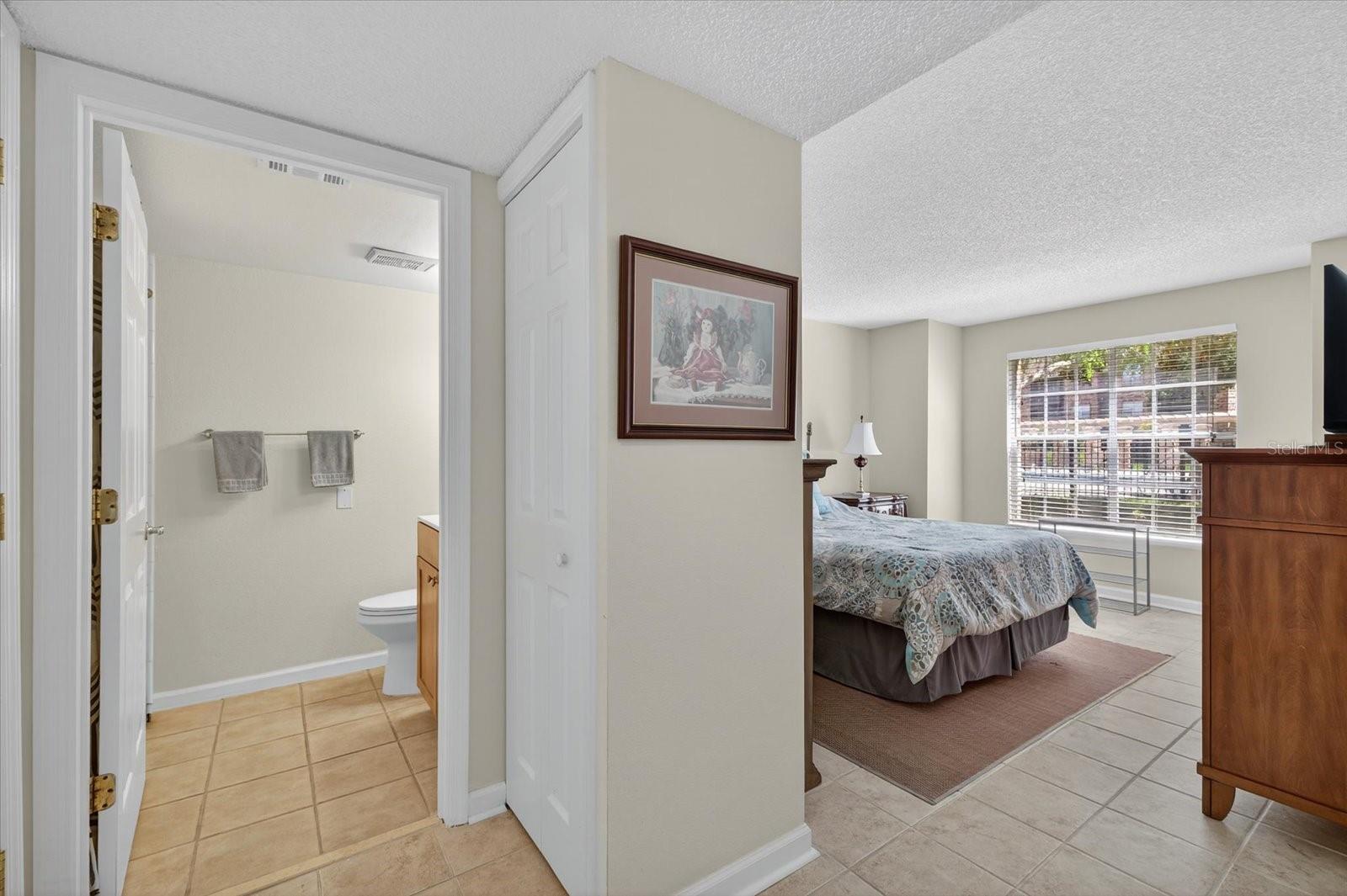 Primary bedroom and bath