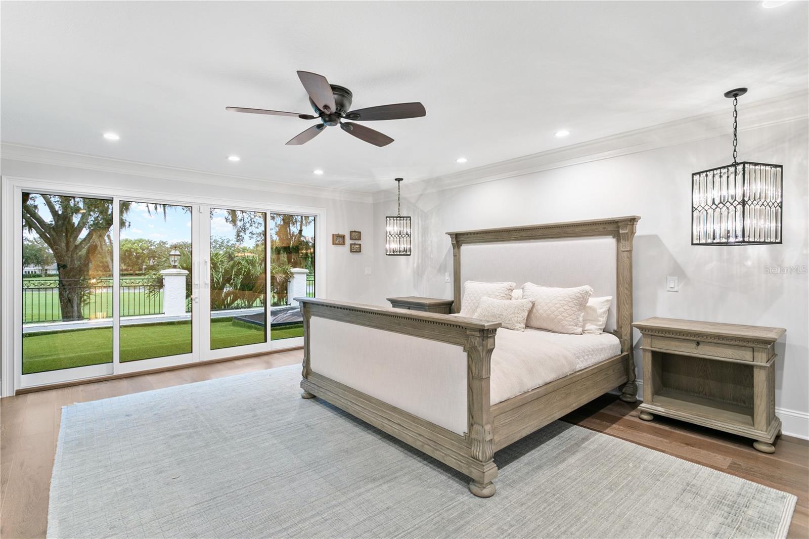 Owner's Retreat, views of golf course and balcony