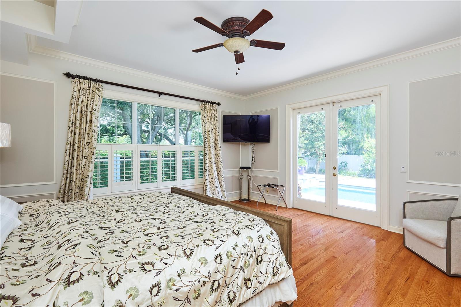 Primary Bedroom with Access to Pool Area