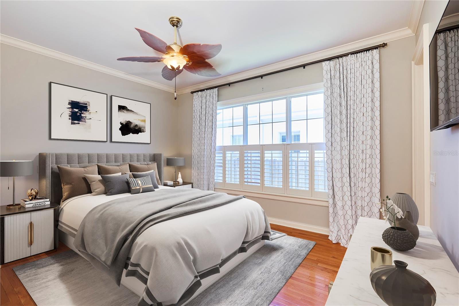 Bedroom 2 Staged