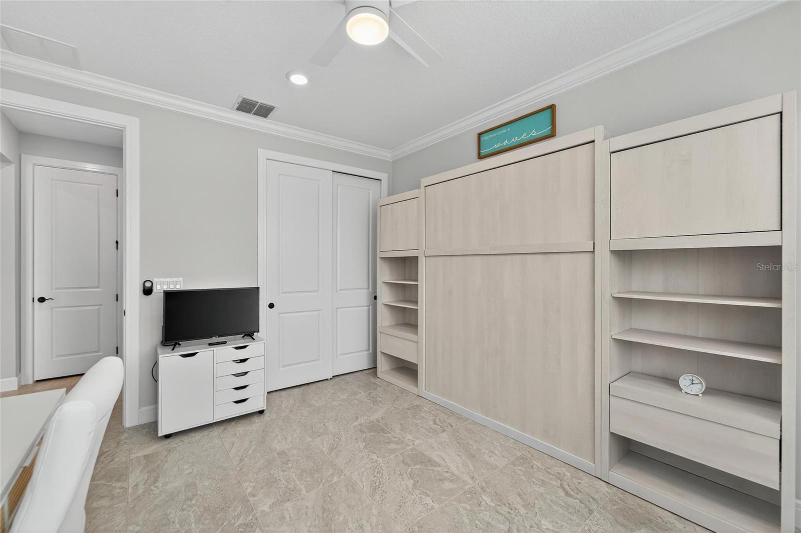 Front guest bedroom with murphy bed