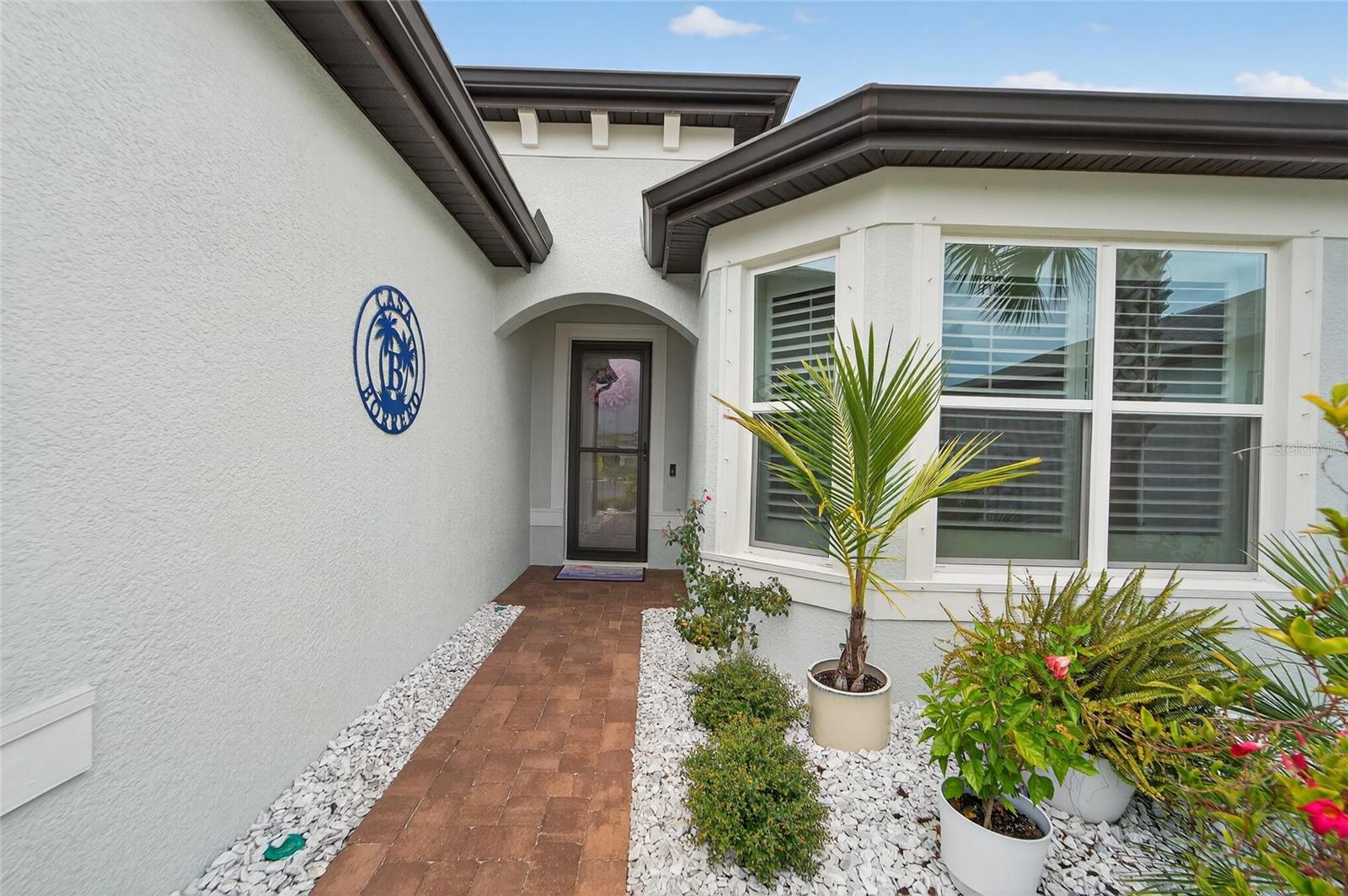 Front entrance into home