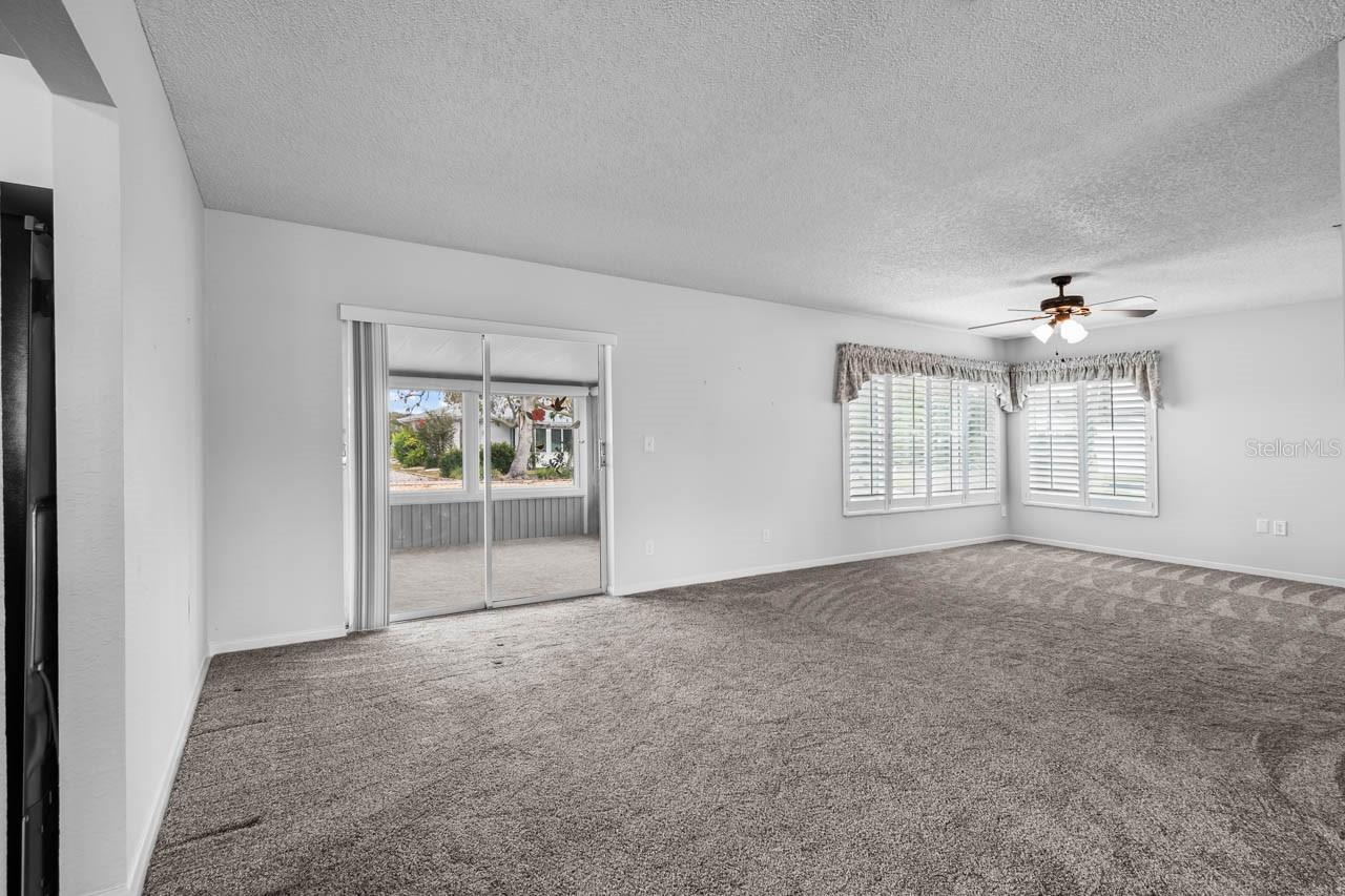 Flex space leading to the bonus room
