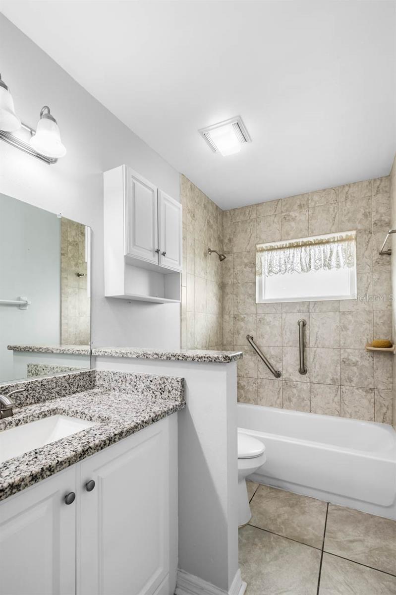 Bathroom for bedroom two and guests