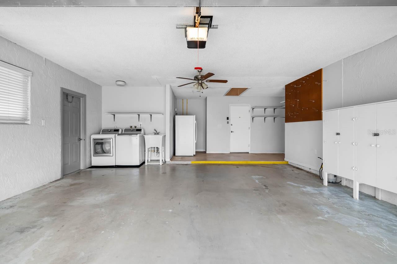 Garage extra storage and deep freezer