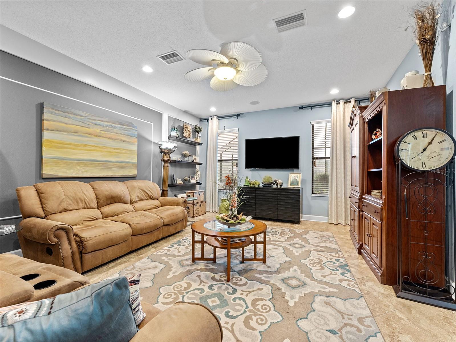 Family Room !!  So much space for the family activities in this home