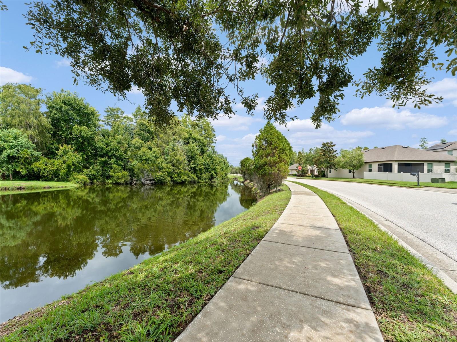 Several communities ponds to enhance your walkabouts
