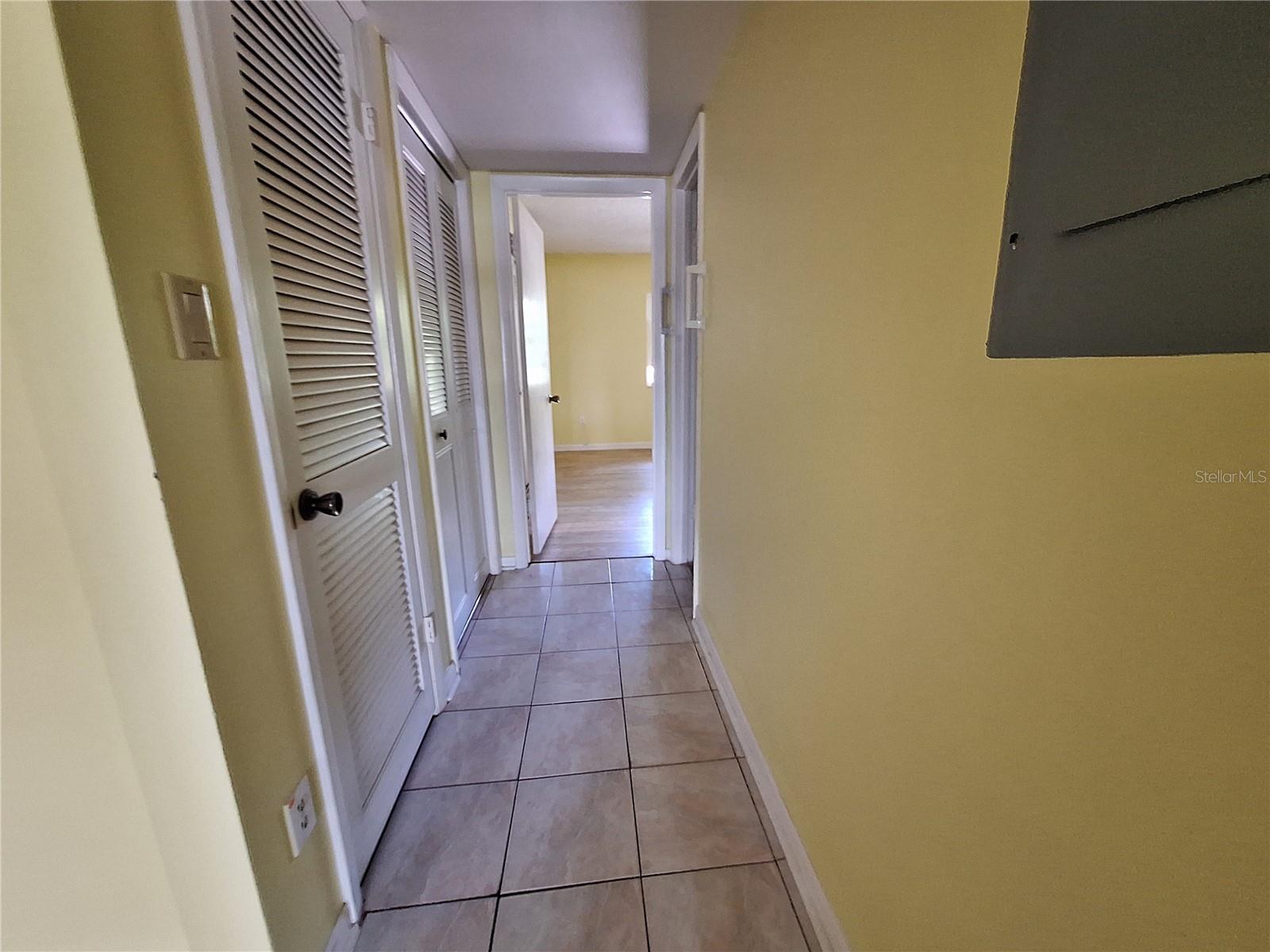 Hallway to Bedroom 2.